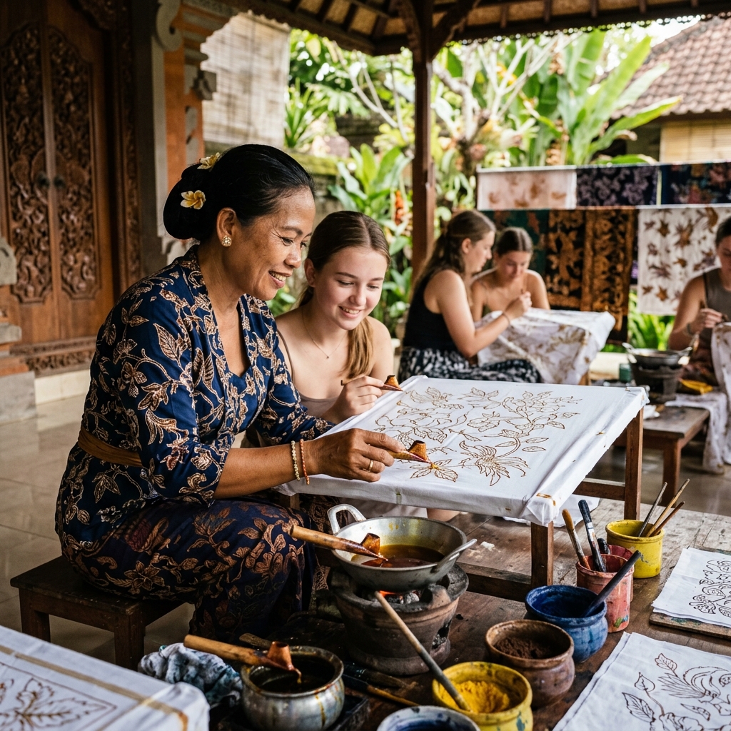 Kelas Membatik Ubud foto 2